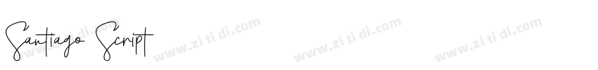 Santiago Script字体转换